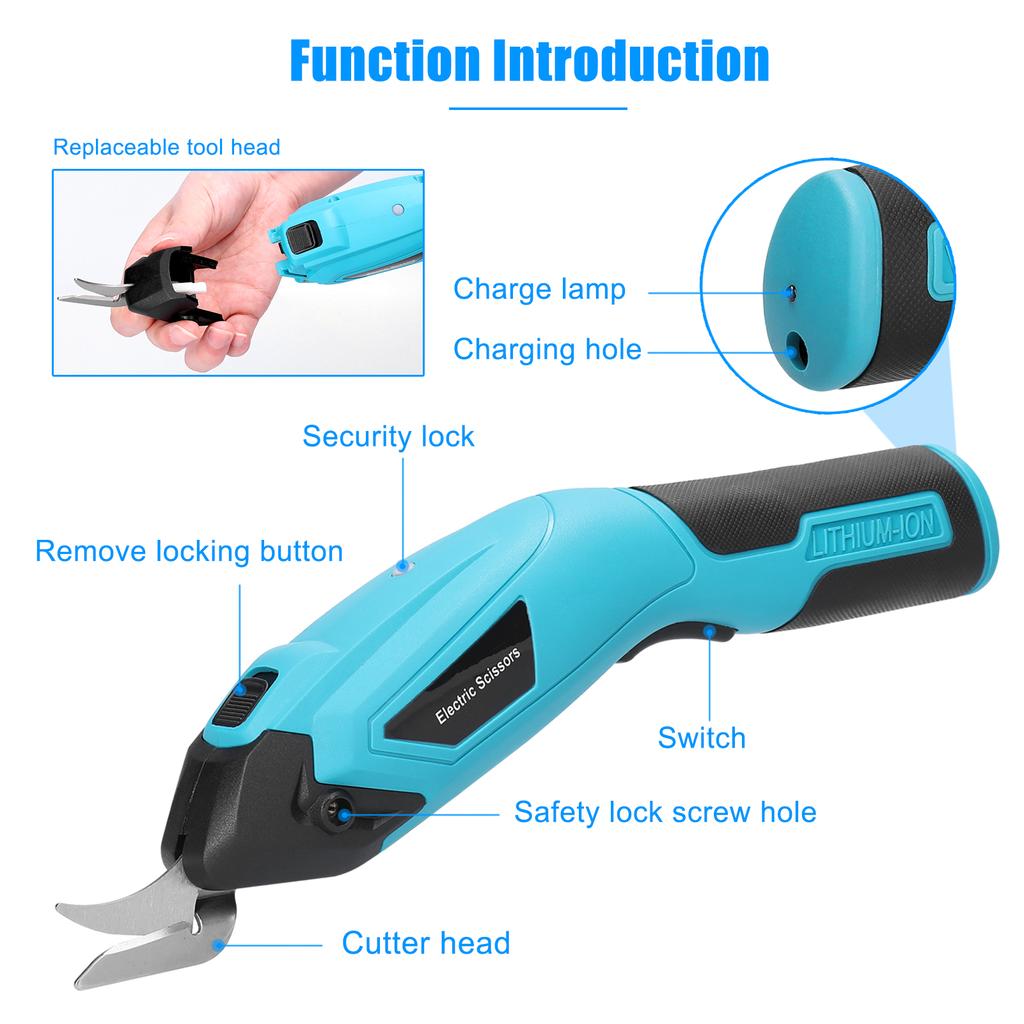Handheld Electric Cloth Cutter Brush Motor Portable Fabric Cutting Machine Sponge Leather Aluminium