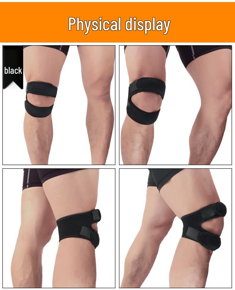 

Patella Strap Knee Pad: Shock-Absorbing Compression Leg Protector for Outdoor Sports - Basketball, Football, Hiking, Cycling, Fitness