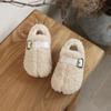 Girls' Furry Moccasins: Plus Velvet Flat Slip-on Mary Jane Cotton Shoes for Autumn/Winter 2025