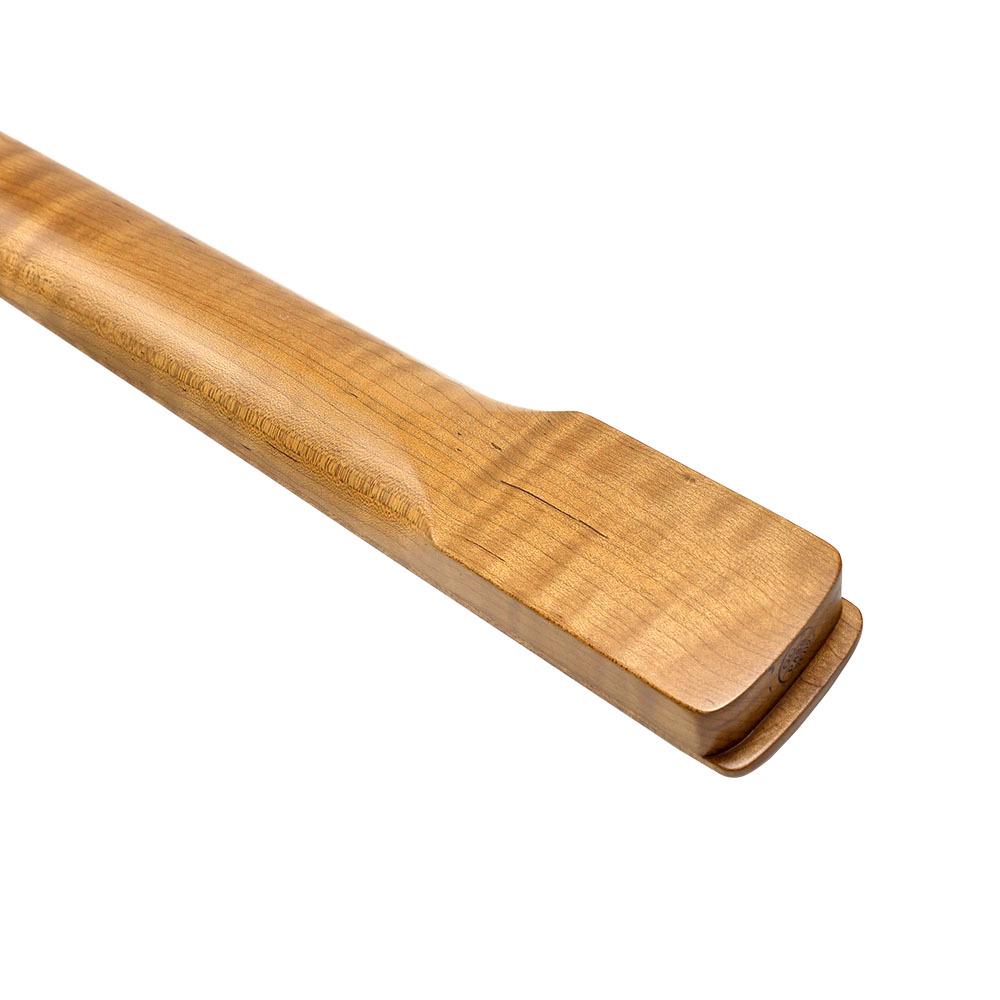 ST22 6strunný krk elektrické kytary z javoru AA - Matná konkávní hlava, Tygrovaný vzor, Plně vypálený povrch.