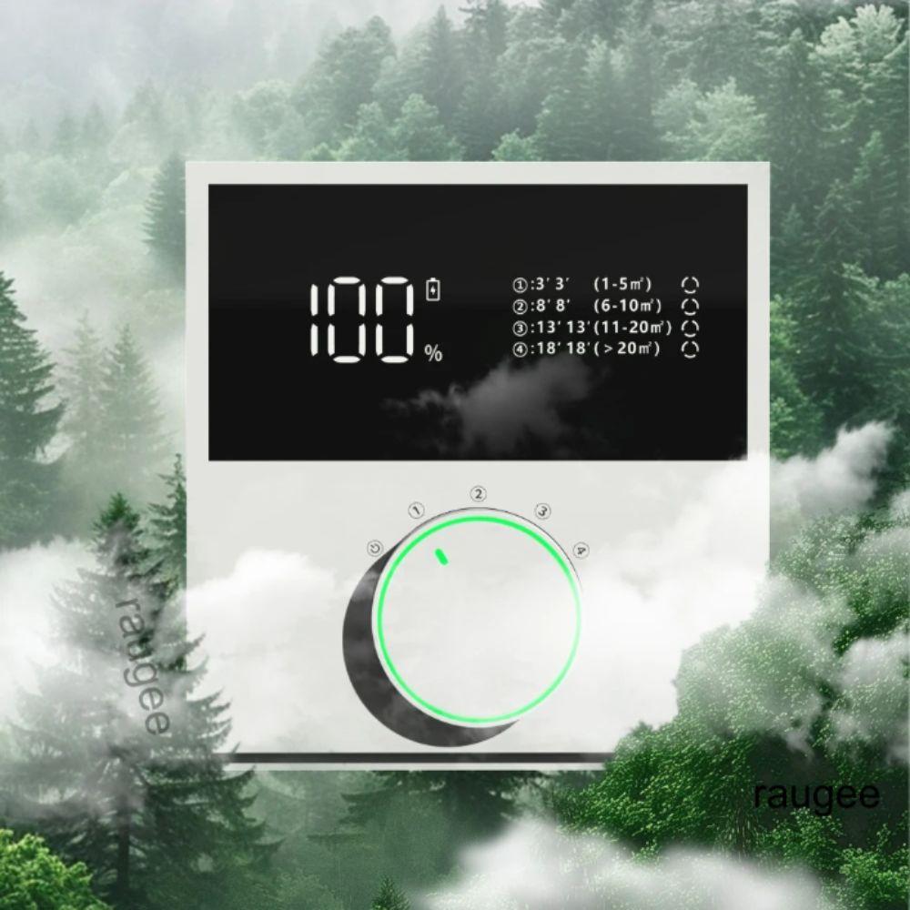 Mini Odor Eliminator USB Rechargeable Negative Ion Generator Smart Air Freshener Bedroom