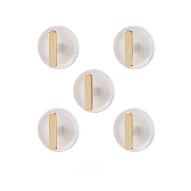 5 Stück selbstklebende Haken ohne Stanzen, Garderobenständer, Schlüsselhalter, Kleiderbügel, Haken, Küche, Mehrzweck, Badezimmer, starke Haken