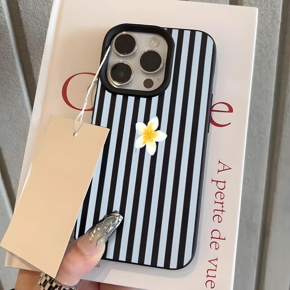 

Cute Plumeria Flower Lychee Soft Phone Case For iPhone 17 16 15 14 13 12 11 Pro Max 17 Air 15 14 Plus X Xs XR Shockproof Cover iPhone XR
