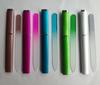 1 stücke Bunte Glas Doppelseitige Nagelfeilen Streifen Professionelle Transparent Gradienten Kristall Poliert DIY Maniküre Werkzeuge Liefert
