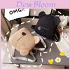 Velvet Mini Backpack For Women With Zipper Pockets For Daily Use