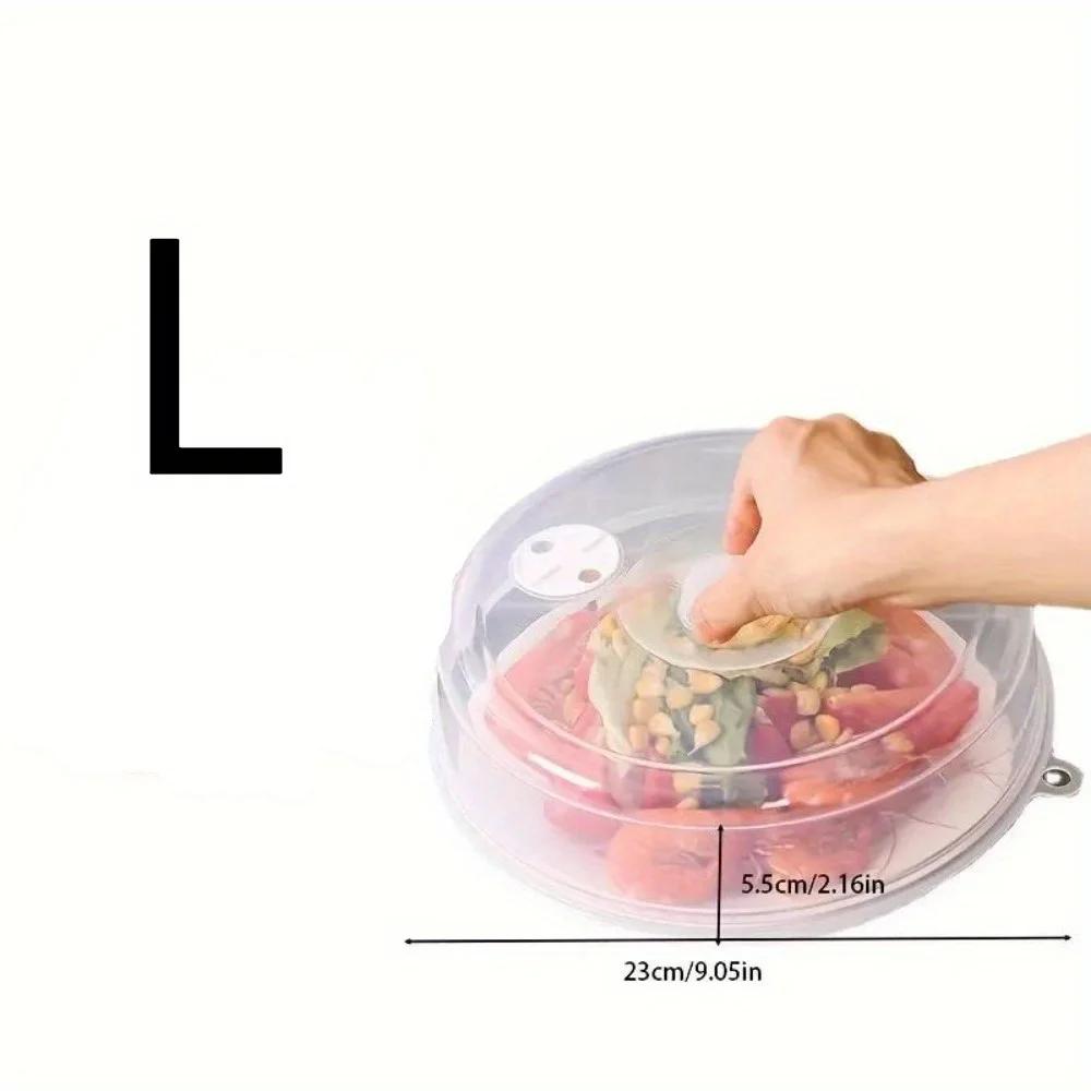 Microwave Dish Cover Refrigerator Fresh- Keeping Dish Cover Anti Splatter Sealing Cover Lid Cold & Heat Resistant Kitchen Tools