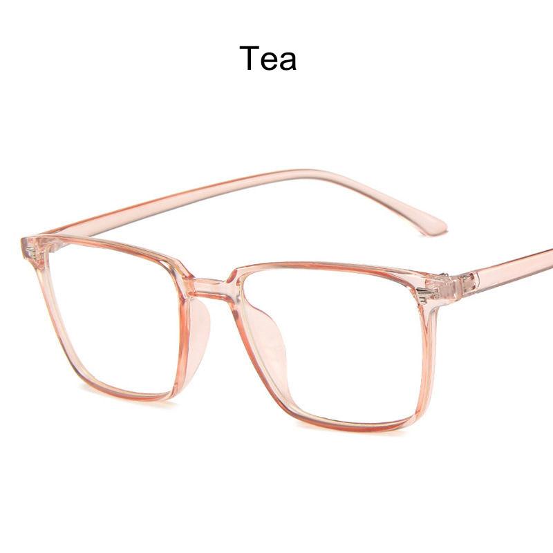Vintage Computer Eyeglasses Square Women Fashion Transparent Glasses Men Optical Myopia Plastic Spectacles Eyewear Frame