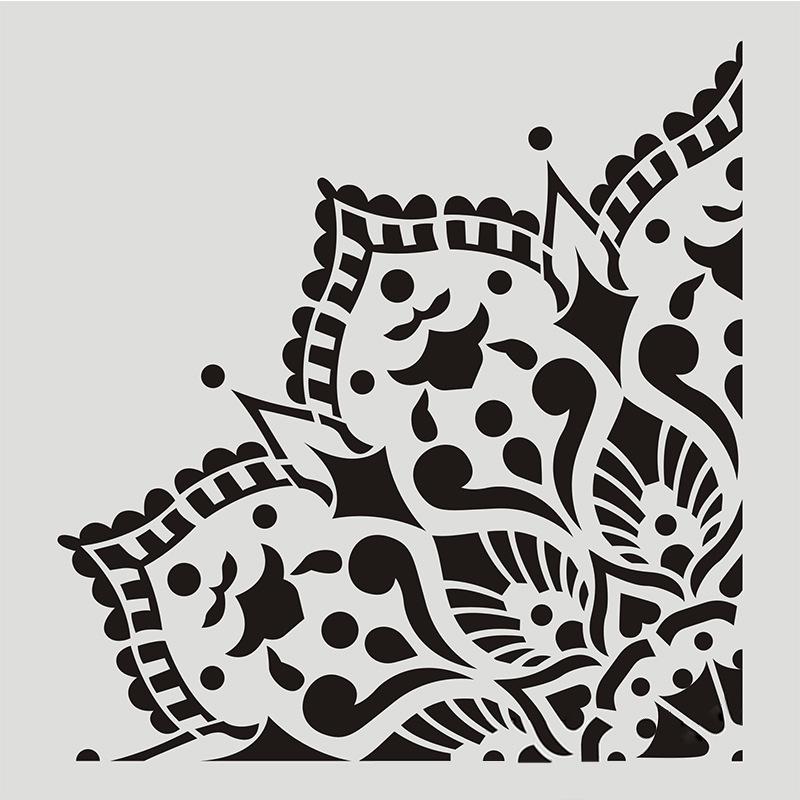 

DIY Lace Stencil Template for Walls, Floors, and Furniture Painting