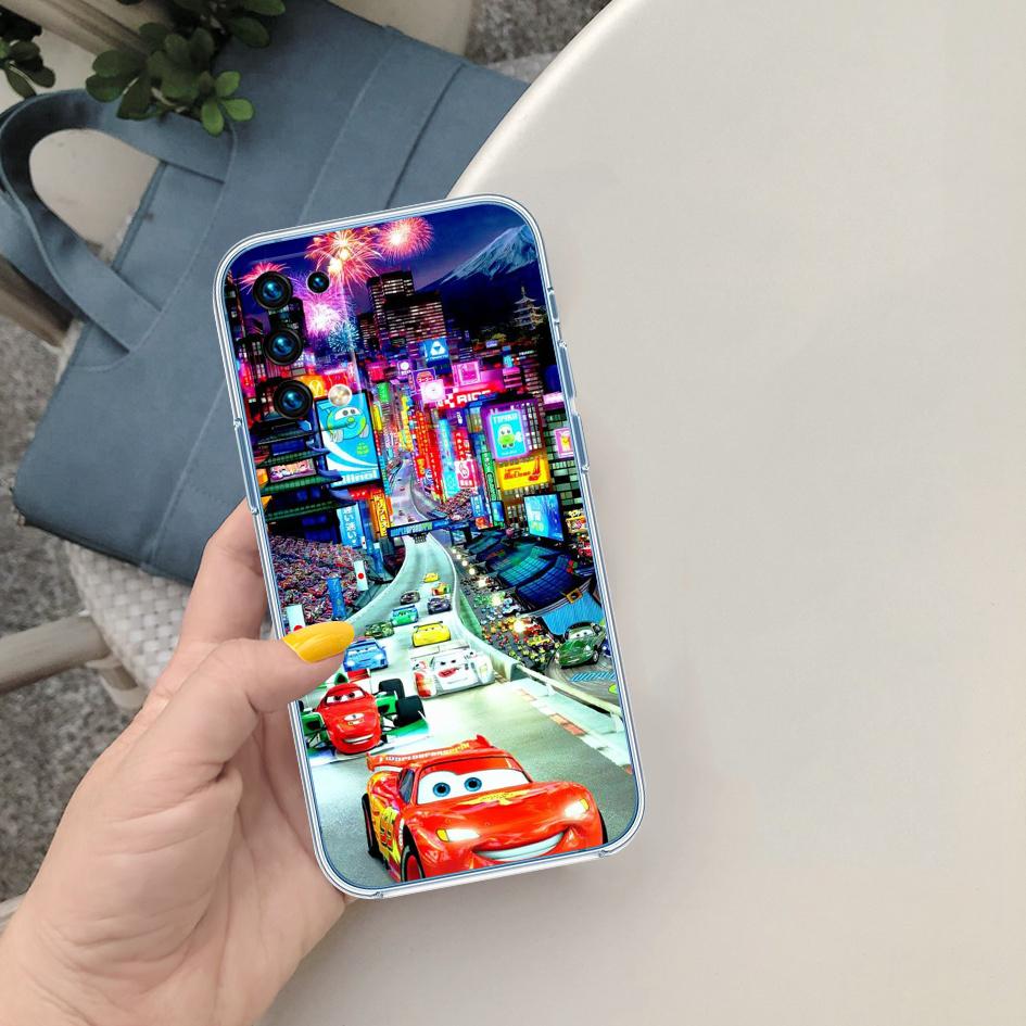 CJ23 Cars Lightning McQueen Case for Motorola Moto G10 G20 G30 G31 G32 G34 G35 G41 G42 G50 G51 G52 G55 G60 G60S G62 G71 G72 G75
