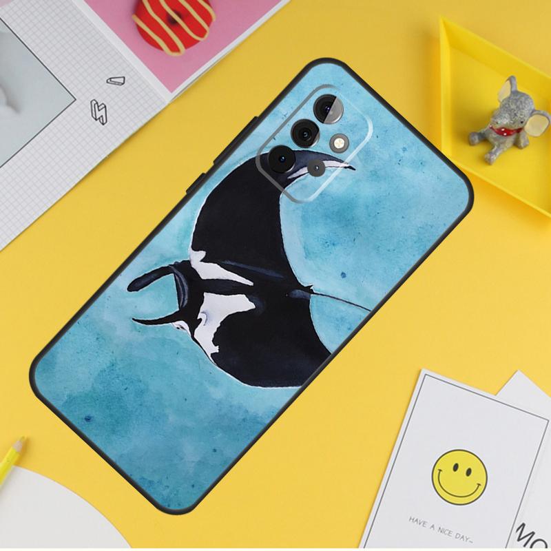 

Animal Manta Ray Case For Samsung Galaxy A54 A34 A14 A56 A52 A53 A16 A26 A36 A55 A35 A15 A32 A12 A33 A13 A17 Samsung A55