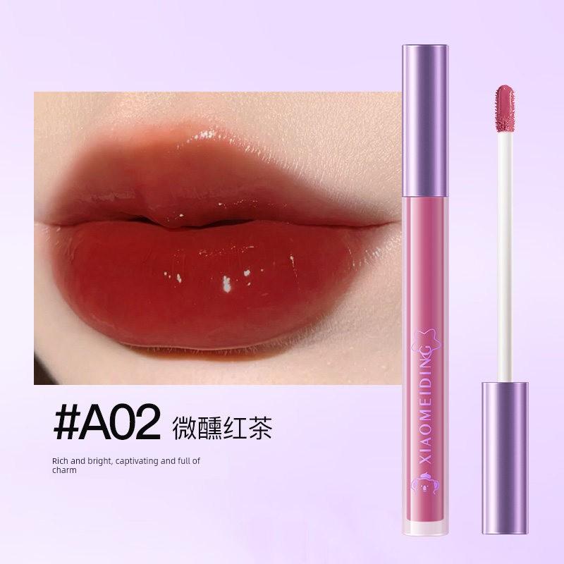 Water-Gloss Mirror Lip Glaze Lipstick for Women, Long-Lasting, Non-Fading, Non-Stick, Waterproof, Affordable, Student Lip Gloss, Non-Fading