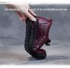 Women's Plus Velvet Winter Boots - Warm, Soft, Non-Slip Old Beijing-Style Shoes for Middle-Aged & Elderly