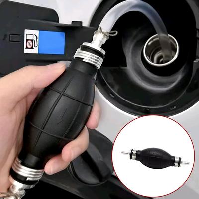 Car Boat Marine Outboard Hand Fuel Pump Line 6mm/8mm/10mm/12mm Rubber Aluminum Hand Primer Bulb Diesel Oil Transfer Petrol Pump