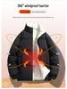 Double-Sided Men's Winter Cotton Padded Jacket - Warm, Loose Fit, Trendy Youth Style for Autumn and Winter
