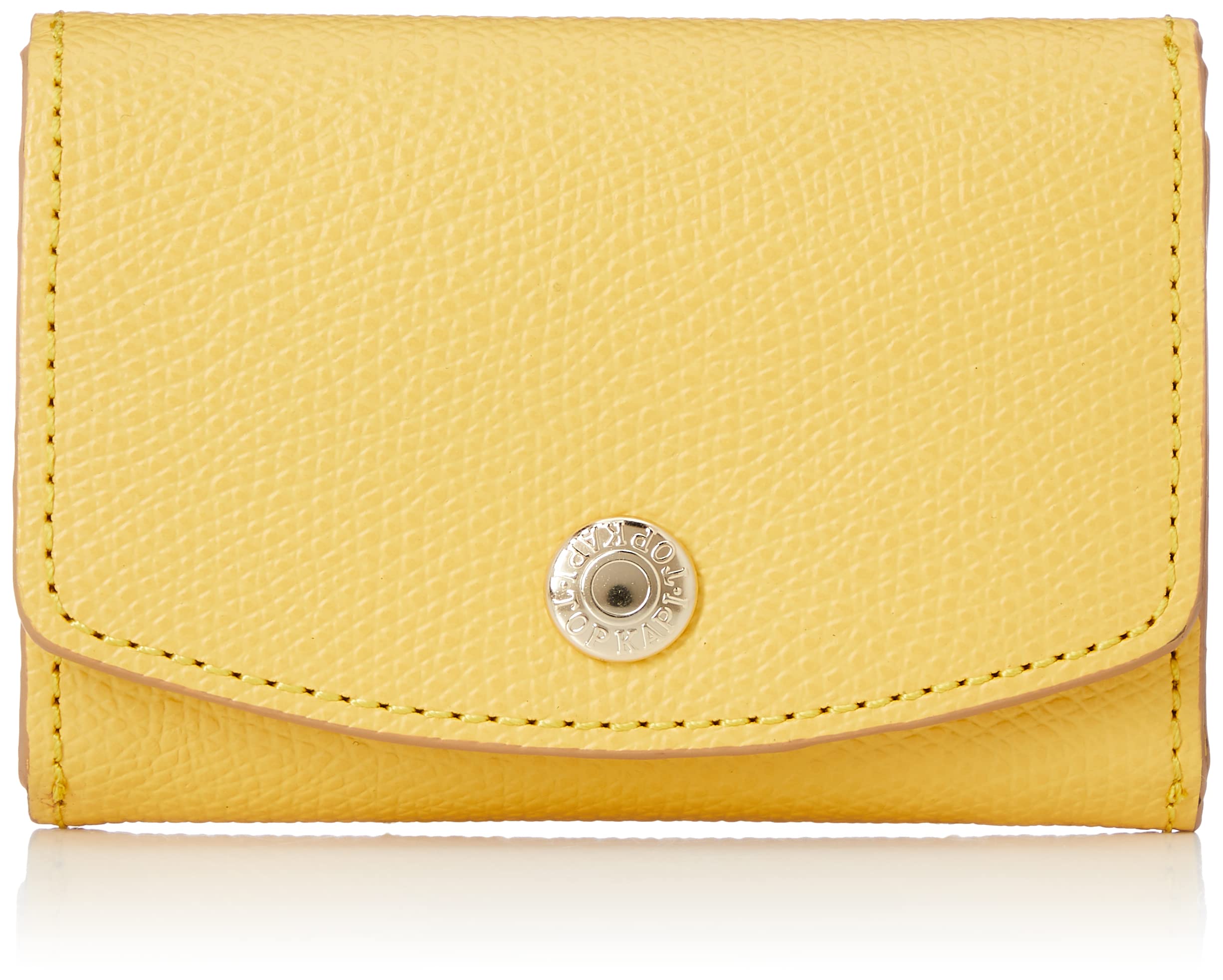 

COLORATO Wallet with Grain Embossing and Round Flap [TOPKAPI] Tri-fold