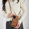 Large Capacity Crossbody Leather Wallet Phone Case with Kickstand Anti-drop for Apple iPhone 16 11 12 15 Pro Protective Mobile Cover