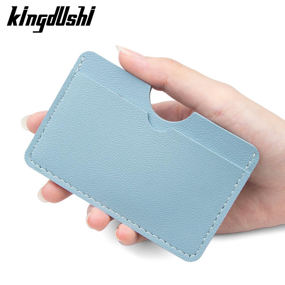 Женский кошелек-кардхолдер из ПУ-кожи с большим количеством отделений для карт синий 608₽