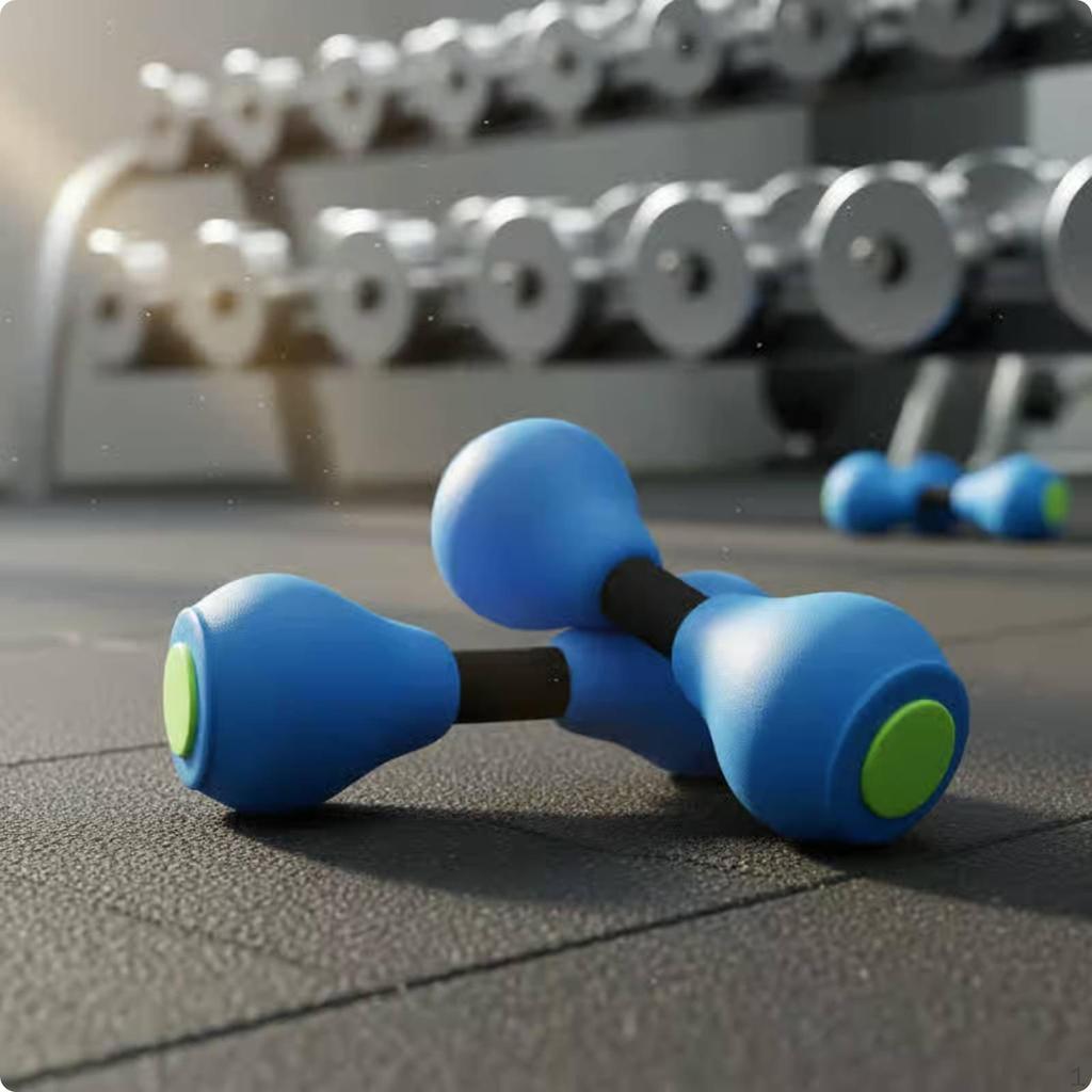 EVA Water Dumbbell Adjustable Aquatic Portable Dumbbells for Women, Kids, Home Gym
