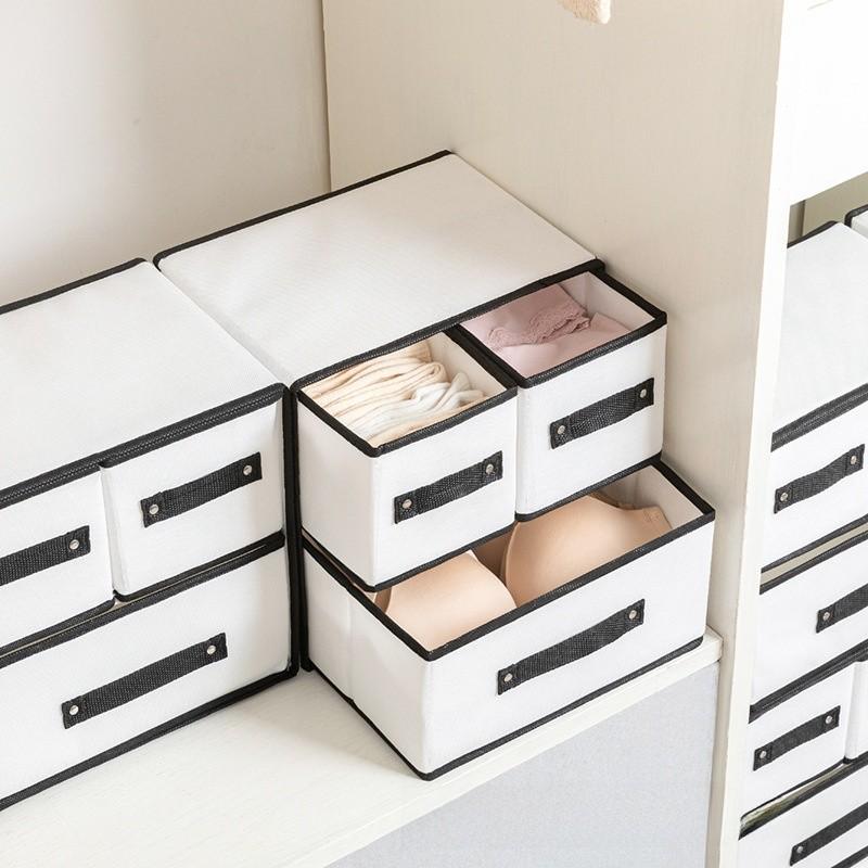 Underwear Drawer Organizer With Dividers For Closet Storage And Dust Prevention
