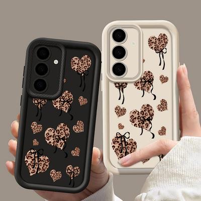 Print Hart Strik Gedrukt TPU Telefoonhoesje Voor Samsung Galaxy S25 Edge S24 FE S23 S22 Ultra Plus A17 A56 A36 A16 A15 A55 A54 A53 5G Zachte Telefoonhoes