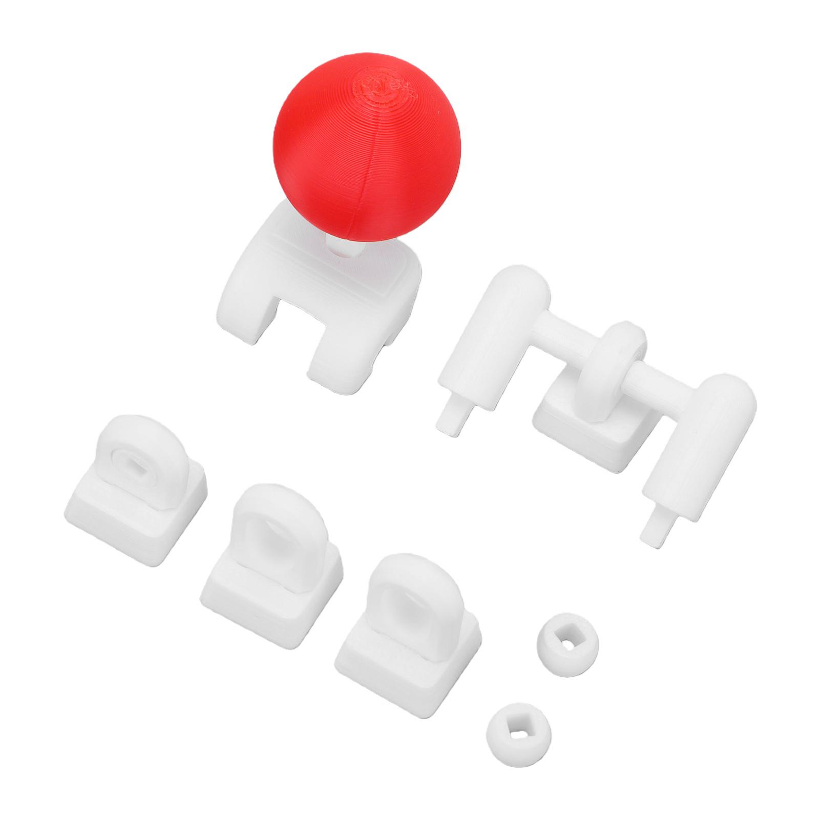 Joystick Keycap 4 Key Linkage 3D Printed Retro Joystick Keycap for Mechanical Keyboards WASD Keys Red White
