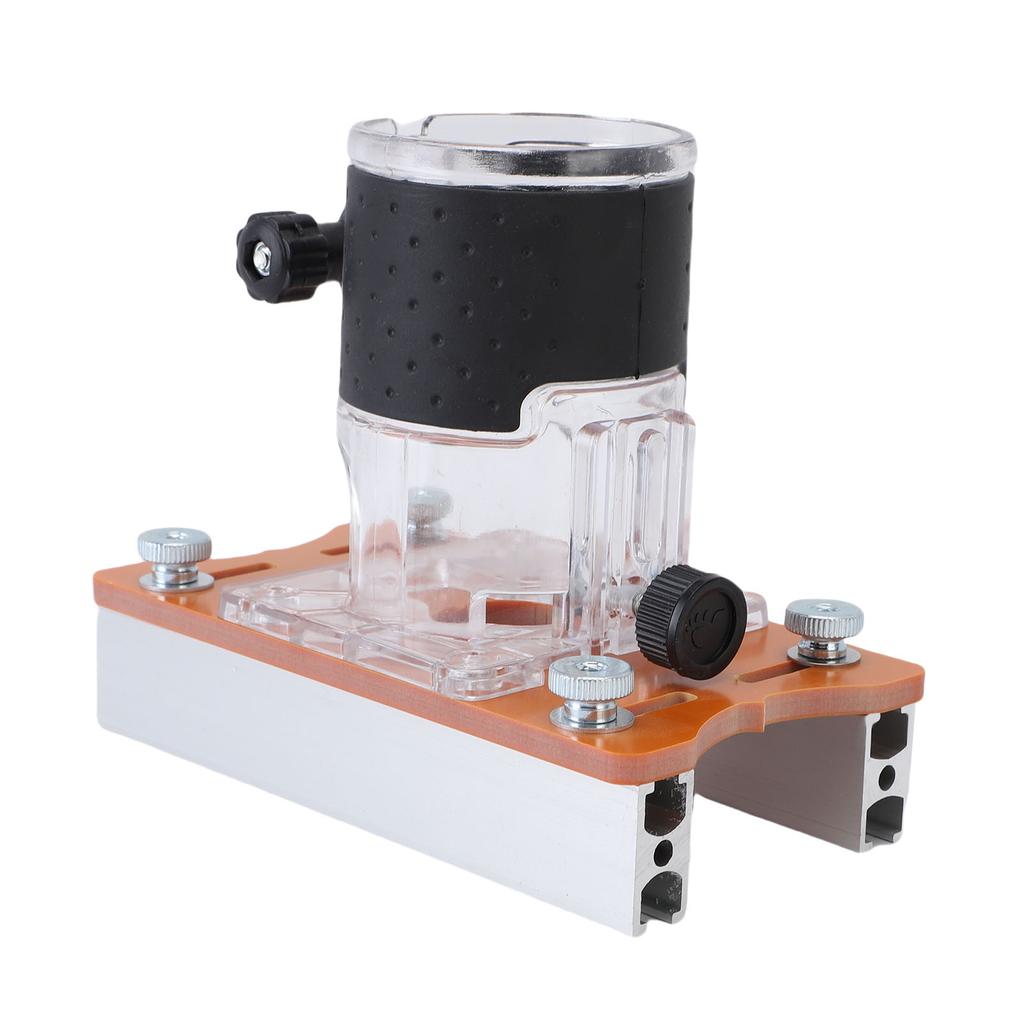 Wood Trimmer Router Base 2 In 1 Compact Wood Palm Router Base Router Slotting Bracket for 65mm Trimmer Milling