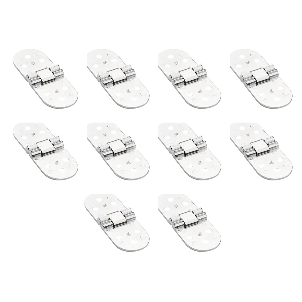 10PCS/5PCS 180 Degree Stainless Steel Cabinet Hinge Bridge Shaped Spring Furniture Hinges for Cupboard Door Concealed Mount