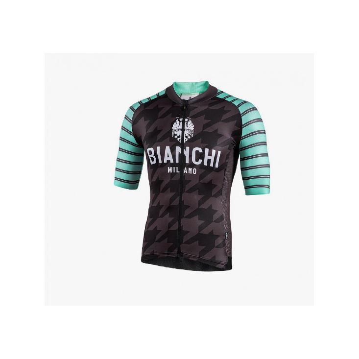 Men's BIANCHI Cycling Jersey - Quick-Dry Breathable Suit with Non-Slip Zipper