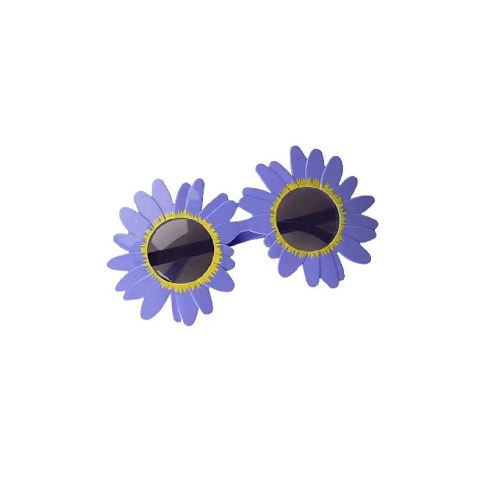 Sunflower Sunglasses Little Daisy Shape Sun Glasses Funny Party Decorative Eyeglasses Plastic Gathering Picnic Photography Props