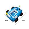 Inflatable Kids Tank Water Gun Toy Donut Swim Ring Baby Water Play Seat