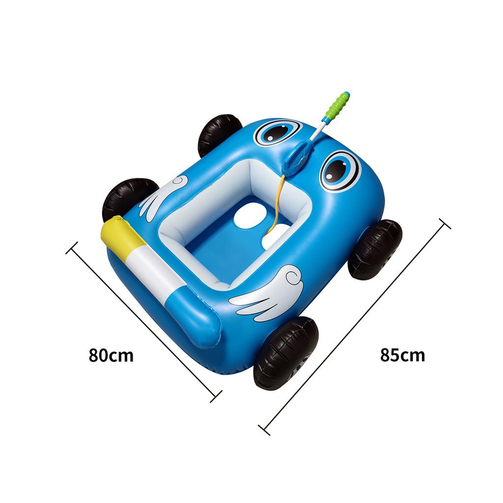 Inflatable Kids Tank Water Gun Toy Donut Swim Ring Baby Water Play Seat