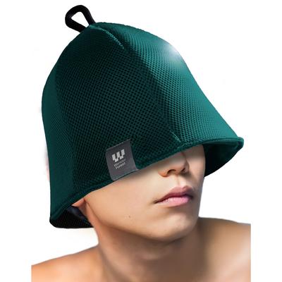 Wander Forest Sauna Hat Extra Deep Sauna Hat for Men and Extra Damage Care [Quick-Drying Double-Layer Mesh] Thick, Large, Mesh, Double-Layered,