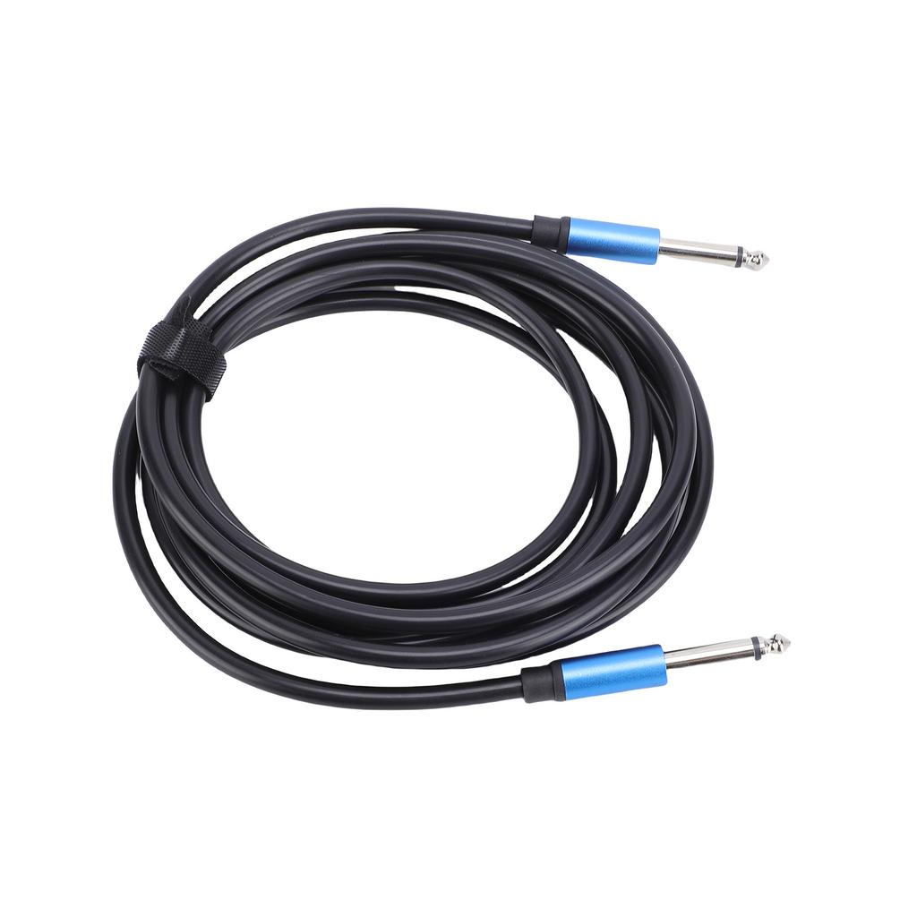 Guitar Cable 6.35mm Mono Sound Cable Dual Straight Plug Professional Copper   Waterproof for Music Instrument Stage Performance