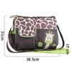 Fashionable Embroidered Large Capacity Single Shoulder Mommy Bag, Multifunctional Diagonal Diaper Bag, Mother And Baby Bag