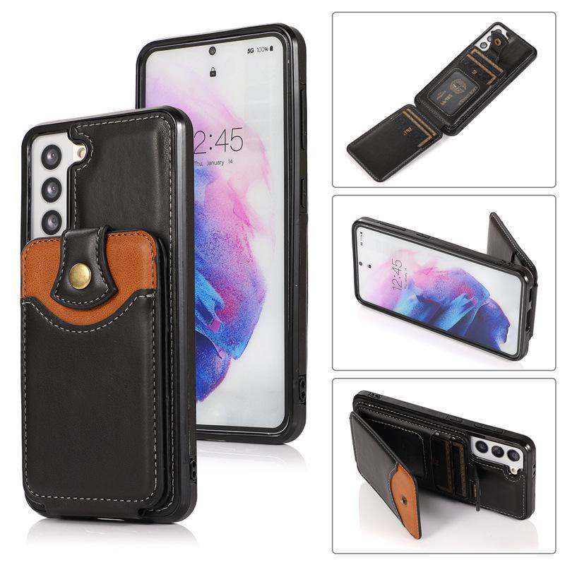 

Leather Card Holder Case for Samsung A32/A02/A72/A52/A12/A02S - European Version A02 European чорний