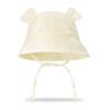 Summer Baby Comfortable Solid Color Little Hat Baby Pure Cotton Bear Ear Fisherman Hat Children Sunshade Hat