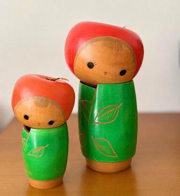 Хадзимэ Миясита Креативная кукла Кокеси Набор с мотивом яблока 2 Ретро Поп Япония