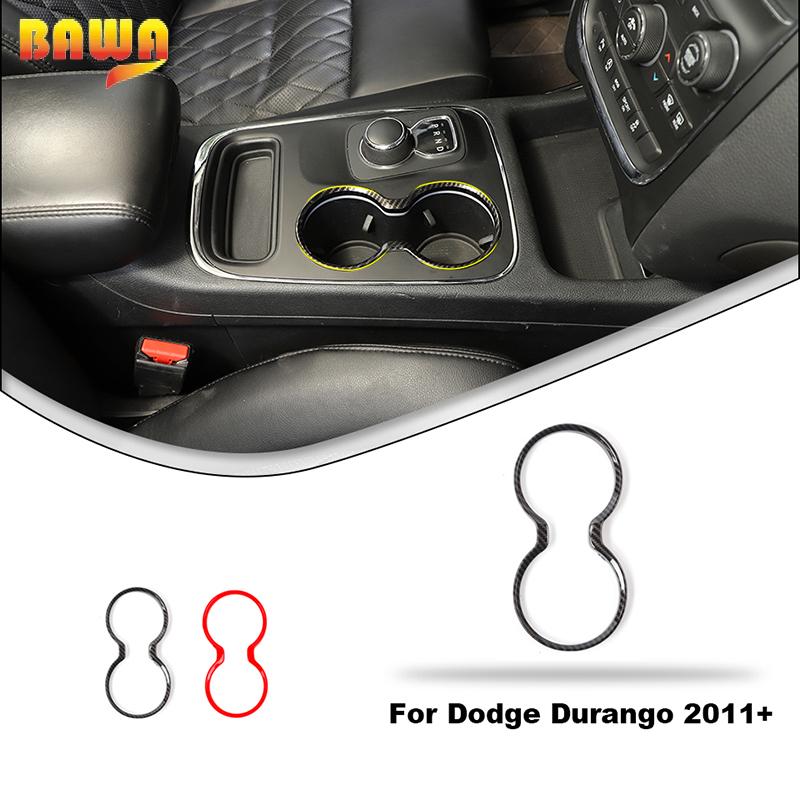 GXP1 BAWA Front Cup Holder Trim Decoration For Dodge Durango 2011 2012 2013 2014 2015 2016 2017 2018 2019 2020 2021 2022 2023