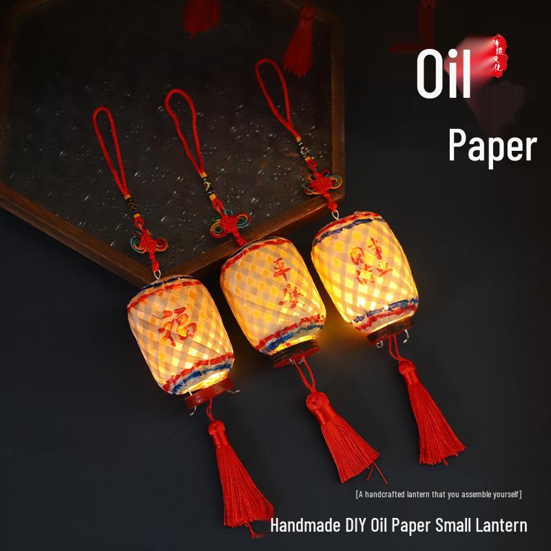 DIY Oil Paper Lantern Kit for Mid-Autumn Festival: Chaoshan Heritage Decorative Lanterns