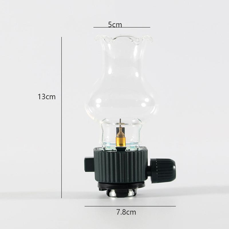 Portable Butane Gas Light,Suitable For Camping,Fishing And Picnic,Compact Outdoor Candle Light With Night Lighting 1Pc