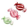 Christmas Platter Dish Glasses Candy Platter,Decorative Serving Tray for Holiday Desserts,Cookie and Candy Displays