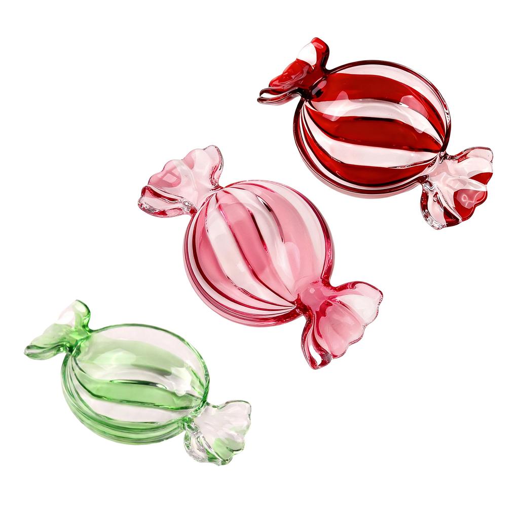 Christmas Platter Dish Glasses Candy Platter,Decorative Serving Tray for Holiday Desserts,Cookie and Candy Displays