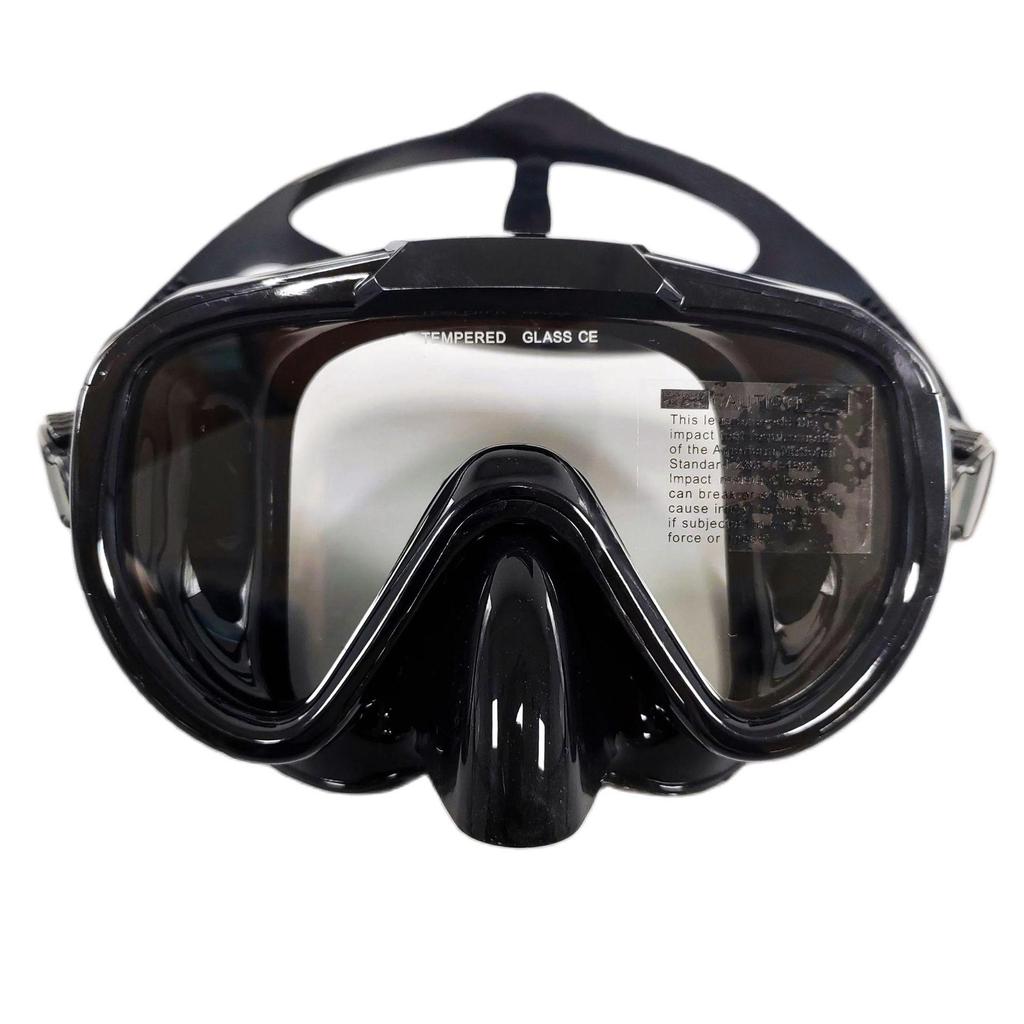 HD Diving Goggles: Large Frame Adult Snorkeling Mask with Tempered Glass & Liquid Silicone