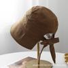 New rear split ends show washbasin hat women's spring and autumn fashion versatile sunscreen sun hat bucket hat tide