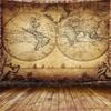 JAWO Old World Map Tapestry, Vintage Wanderlust Pirate Map Tapestry Wall Hanging For Bedroom, Historical Atlas Tapestries Poster Beach Blanket