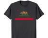 California Republic Bear Flag Men's T-Shirt and Kids Tshirt
