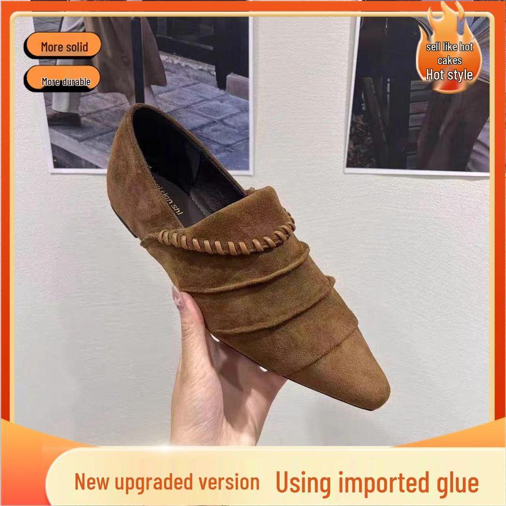 2025 Herbst/Winter Damen Spitzschuh Kitten Heel Ballerinas – Bequem, Casual, Ganzjahres