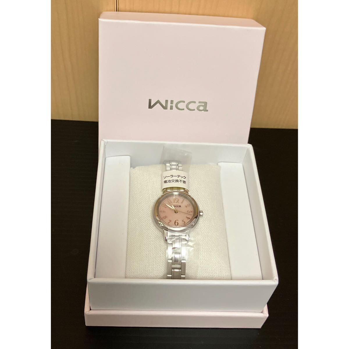 Used wicca Citizen Solar Tech Ladies Watch Pink Dial Unused