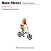 1:87 Scale Cycling Figure Miniature Dioramas Model Resin Bicycles Riders Statue For Home Decors And Collection Ornament