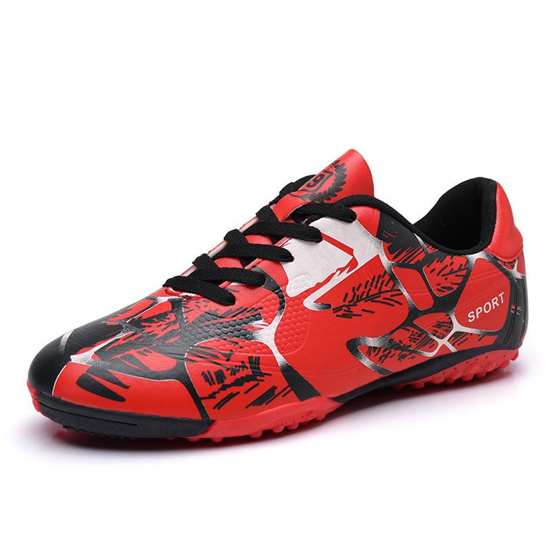 Unisex Kids' Non-slip Football Shoes for Grass - Low-top, Studded Training Cleats for Primary School Students